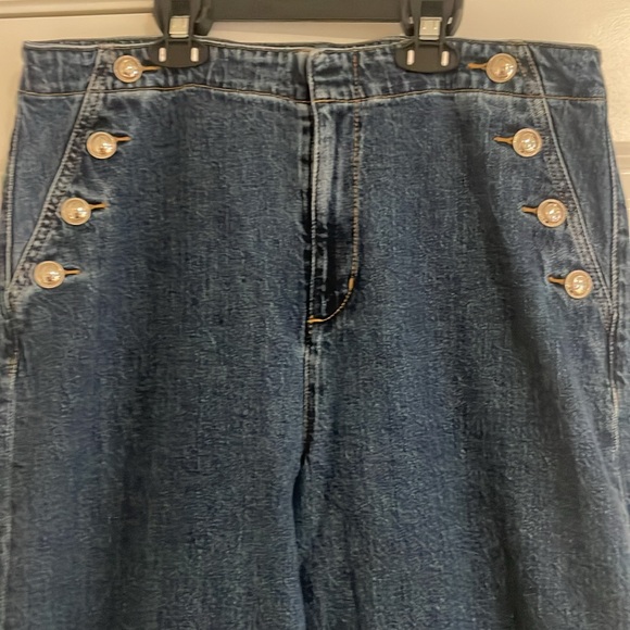 Guess High Rise Palazzo Jeans SZ 31 - Picture 2 of 8